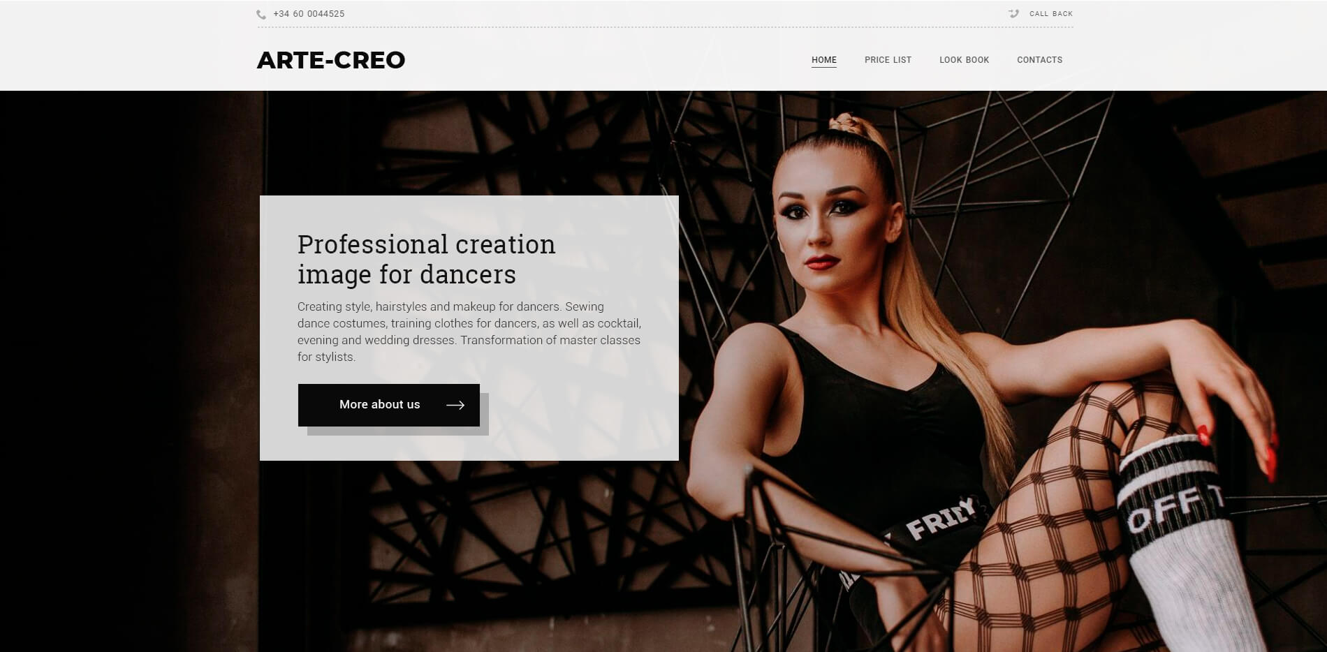 Сайт arte-creo.com